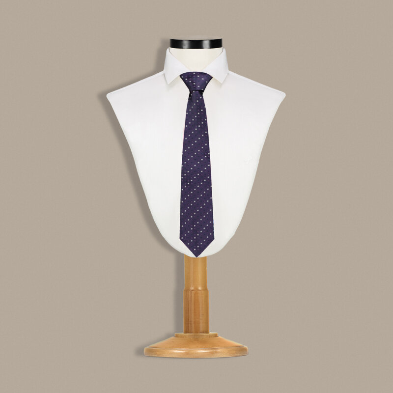 Mor Renk Desenli Kravat C114 