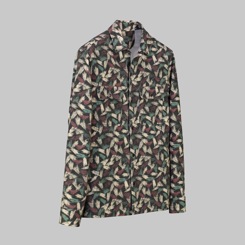 Moresco Desenli Gömlek Ceket 