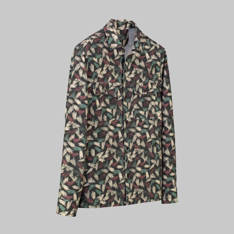 Moresco Desenli Gömlek Ceket - 1