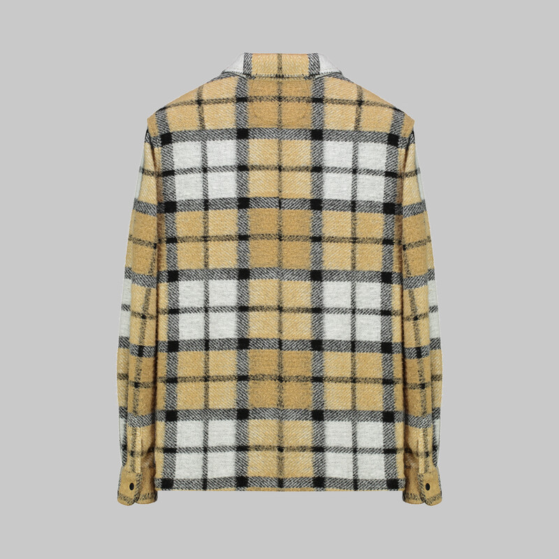 Moresco Kareli Açık Kahverengi Gömlek Ceket - INTERVIEW