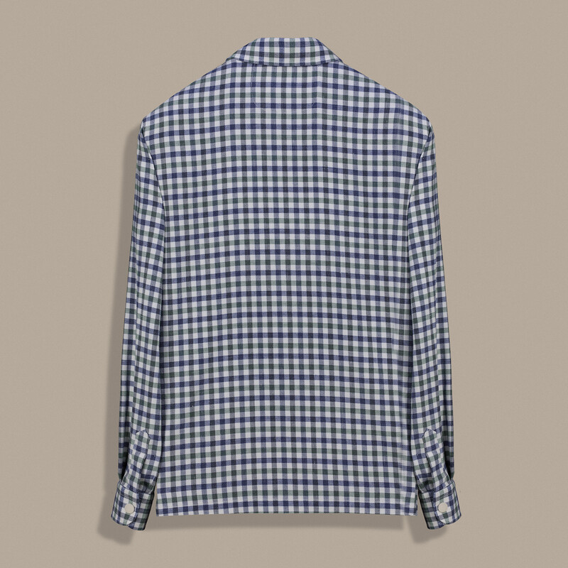 Moresco Kareli Yeşil Gömlek Ceket - INTERVIEW