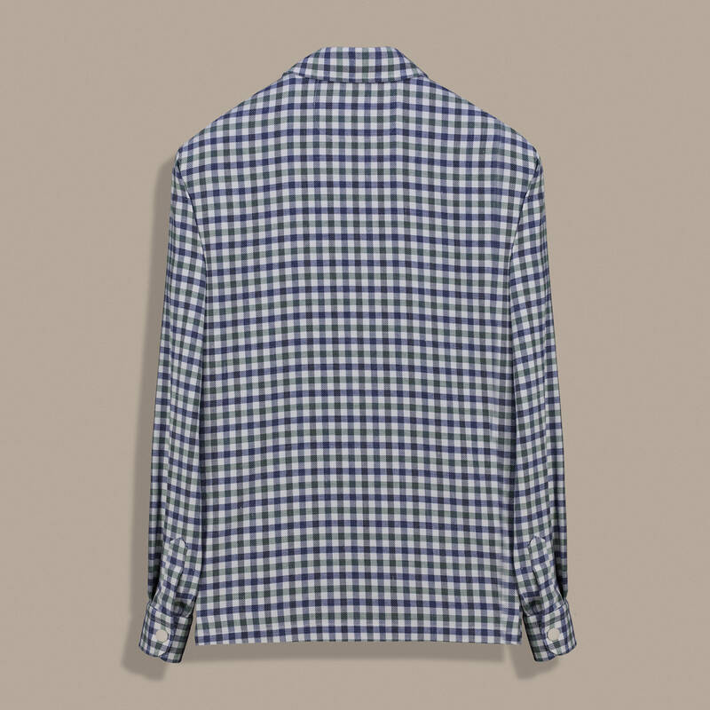 Moresco Kareli Yeşil Gömlek Ceket - 2