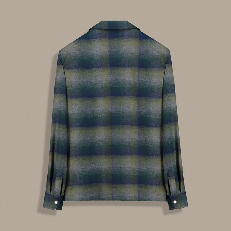 Moresco Slim Koyu Yeşil Gömlek Ceket - INTERVIEW