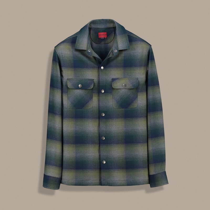 Moresco Slim Koyu Yeşil Gömlek Ceket - INTERVIEW