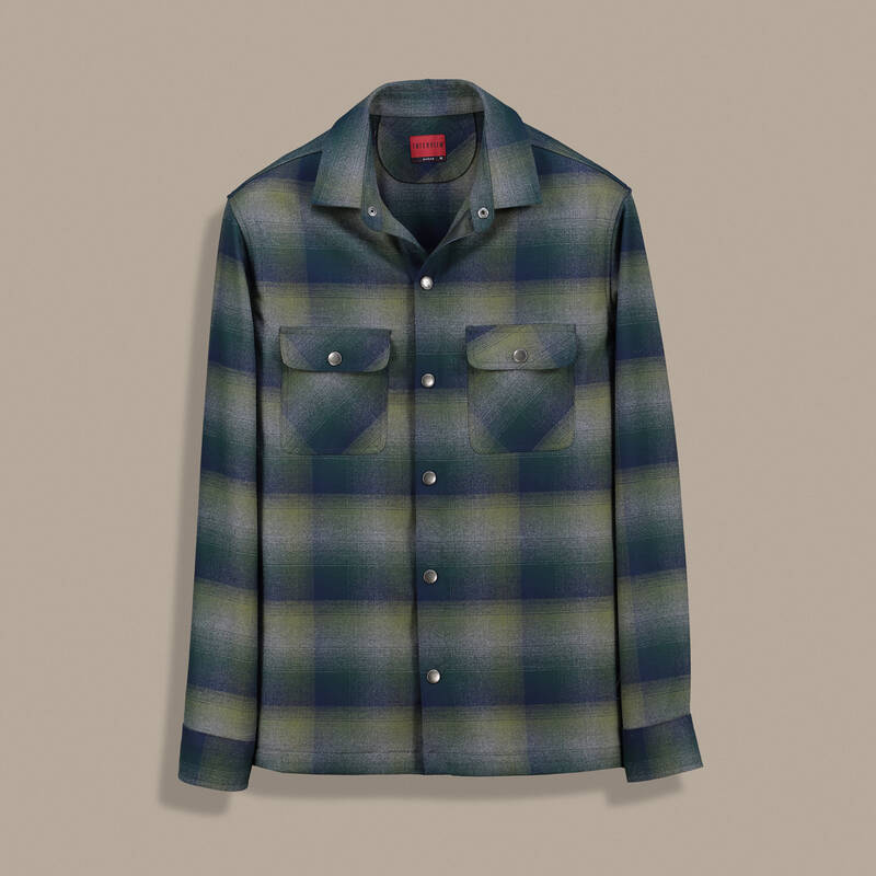 Moresco Slim Koyu Yeşil Gömlek Ceket - 1