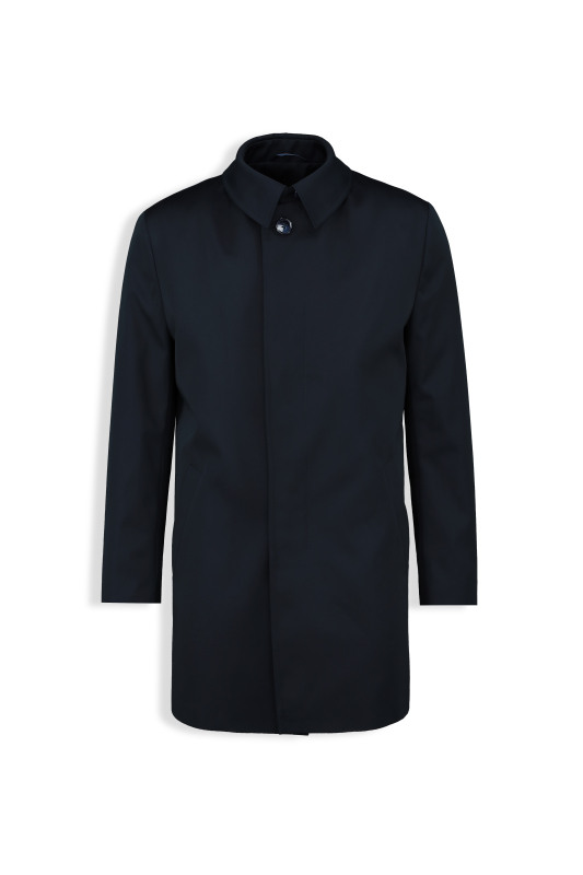 Mosby Lacivert Erkek Slim Fit Trençkot - SARAR