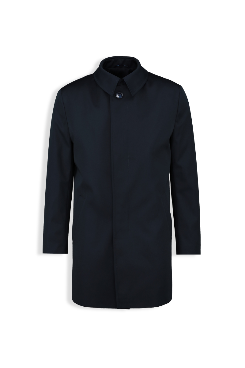 Mosby Lacivert Erkek Slim Fit Trençkot - 1