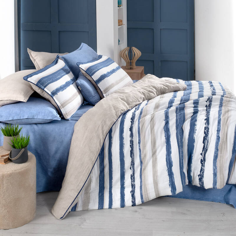 Mundo Nevresim Takımı Çift Kişilik Mavi - 2