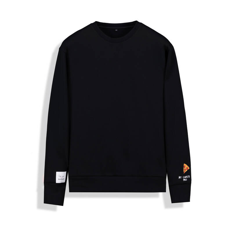 My Completed Piece Siyah Sweatshirt - 1