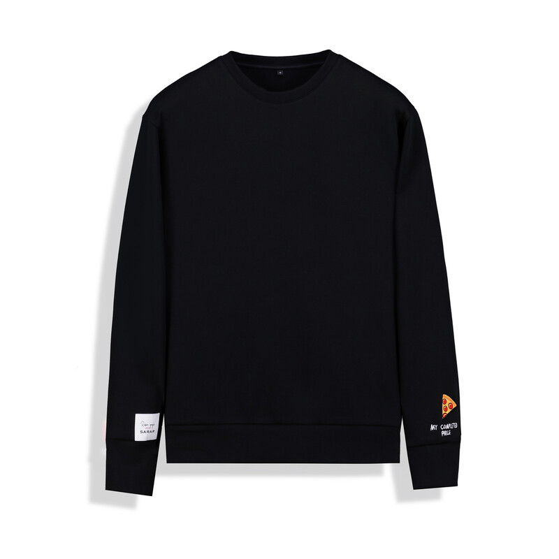My Completed Piece Siyah Sweatshirt 