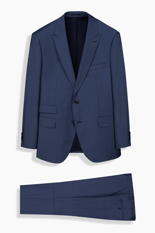 Napoleone Saxon Regular Fit Yelekli Lacivert Takım Elbise - SARAR