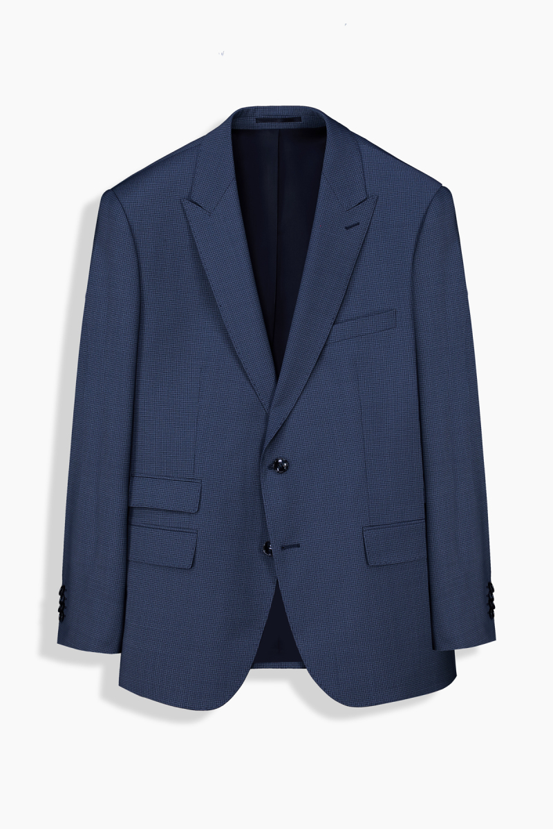 Napoleone Saxon Regular Fit Yelekli Lacivert Takım Elbise - 2