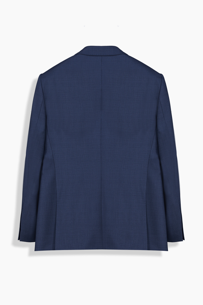 Napoleone Saxon Regular Fit Yelekli Lacivert Takım Elbise - 3