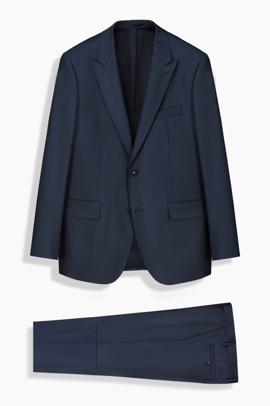 Napoleone Regular Fit Açık Lacivert Takım Elbise 