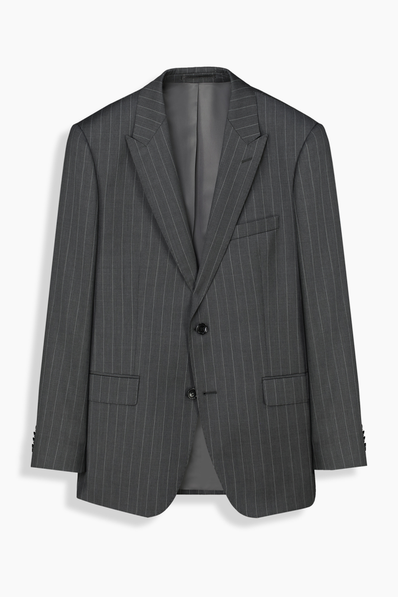 Napoleone Regular Fit Koyu Gri Takım Elbise - 2