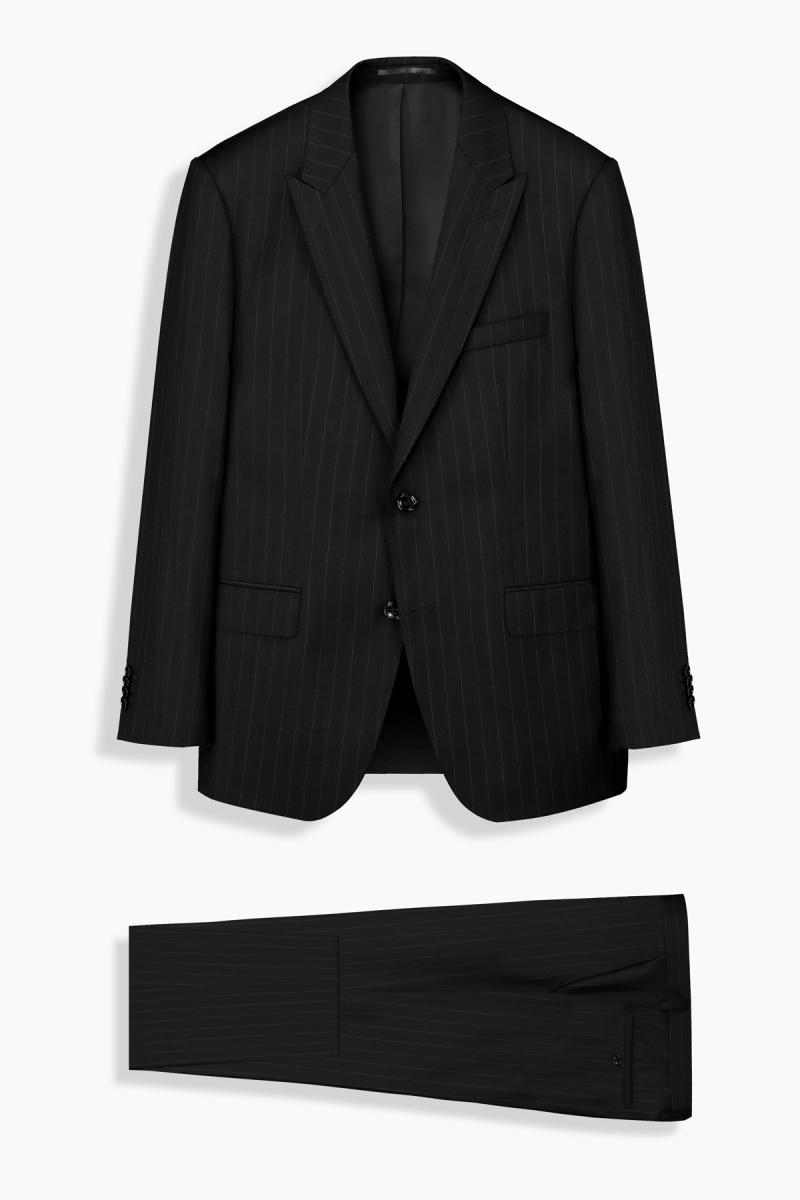 Napoleone Regular Fit Siyah Takım Elbise - 1