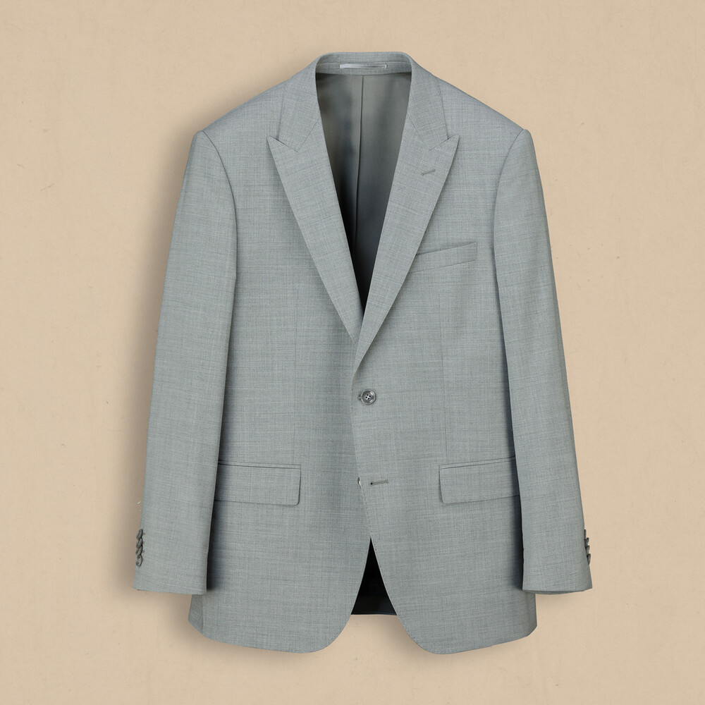Napoleone Saxon Regular Fit Gri Takım Elbise