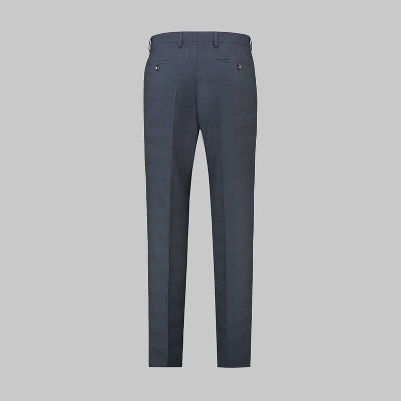 Napoleone Saxon Regular Fit Koyu Gri Takım Elbise - 5