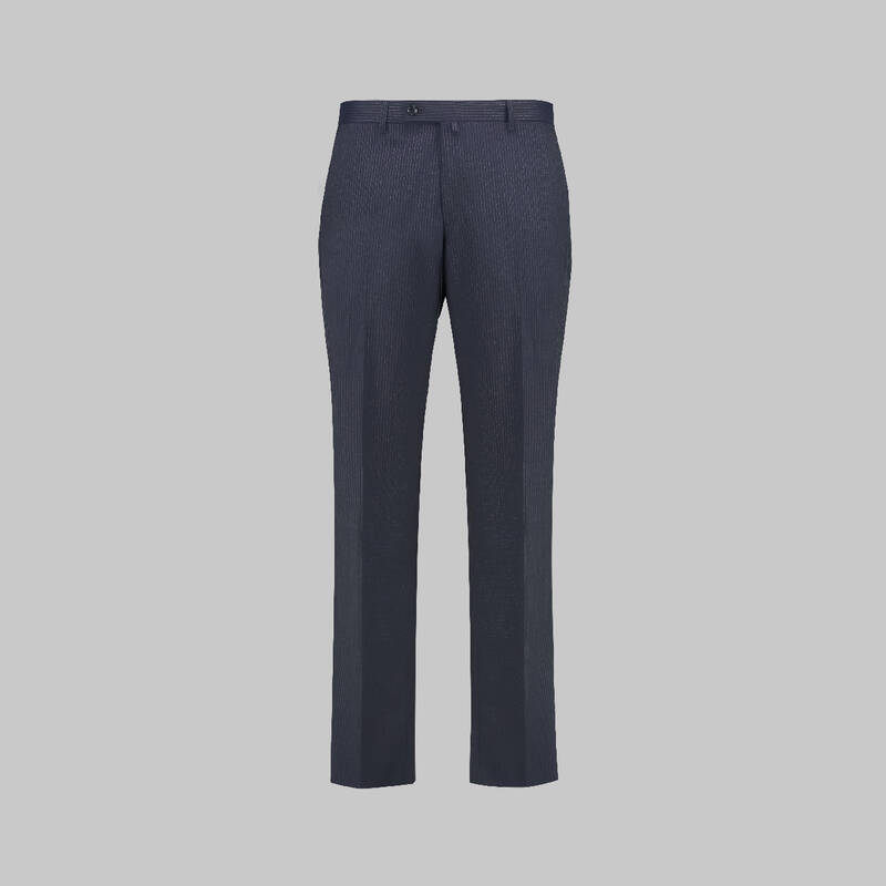 Napoleone Saxon Regular Fit Çizgili Takım - 6
