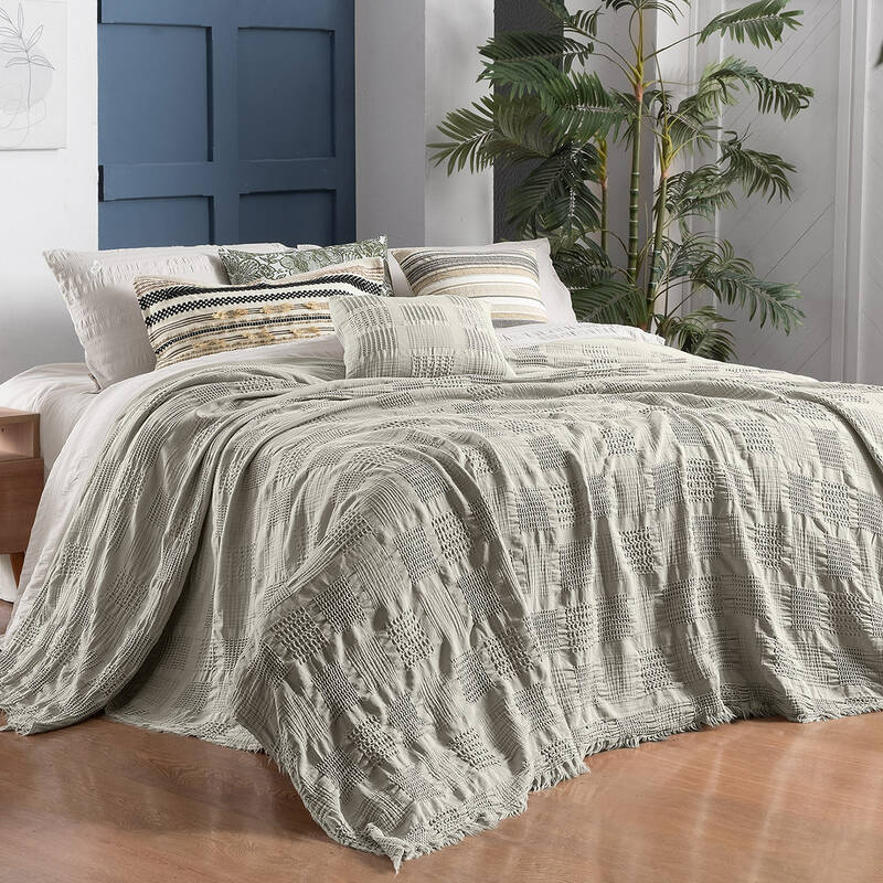 Nerha Yatak Örtüsü Çift Kişilik Bej - 2