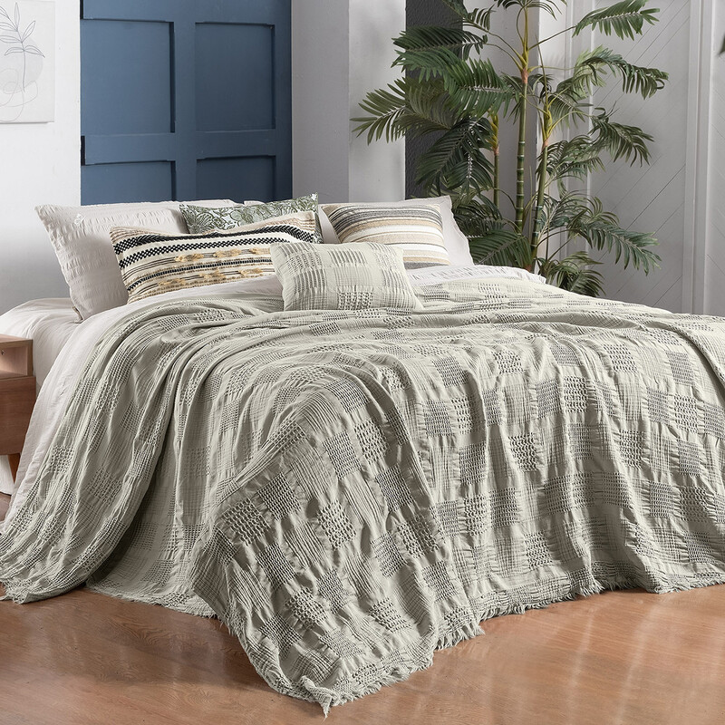 Nerha Yatak Örtüsü Tek Kişilik Bej - SAREV