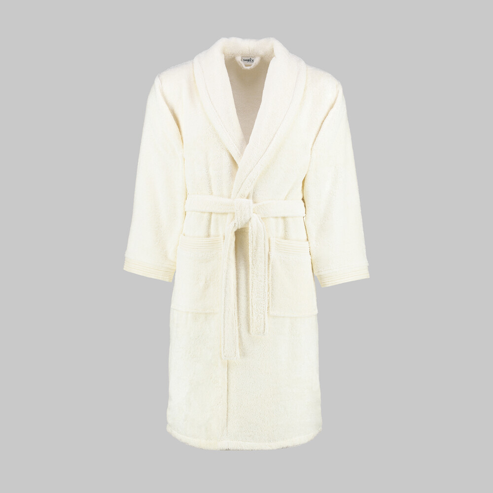 New Soho Unisex Bornoz Ekru