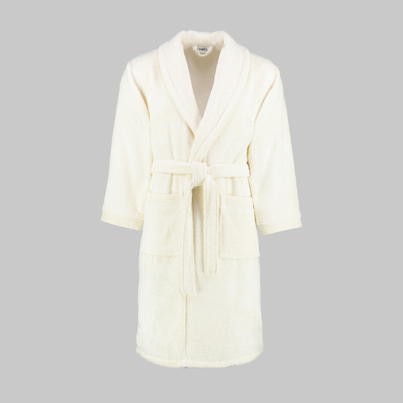 New Soho Unisex Bornoz Ekru XL 