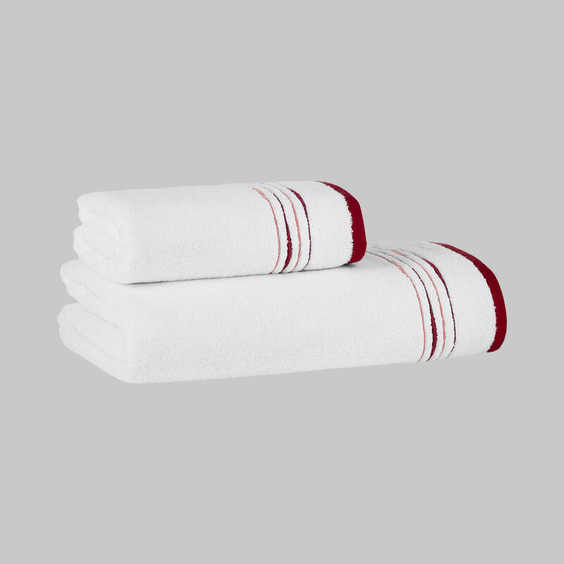 Nico Havlu 30X50 Bordo - 1