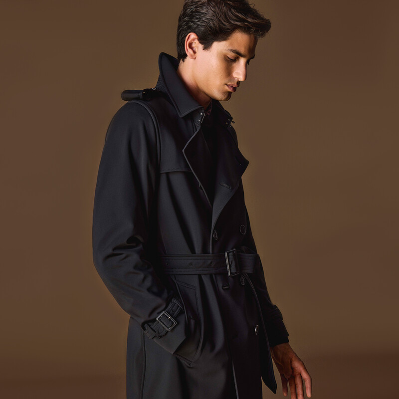 Notredame Siyah Trençkot 