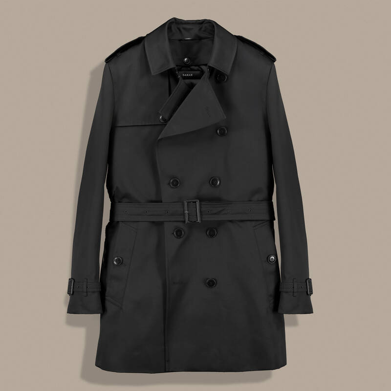 Notredame Siyah Trençkot - 2