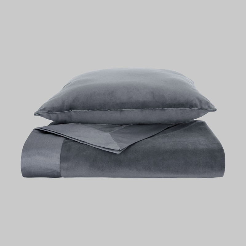 Novella Throw Koyu Gri 