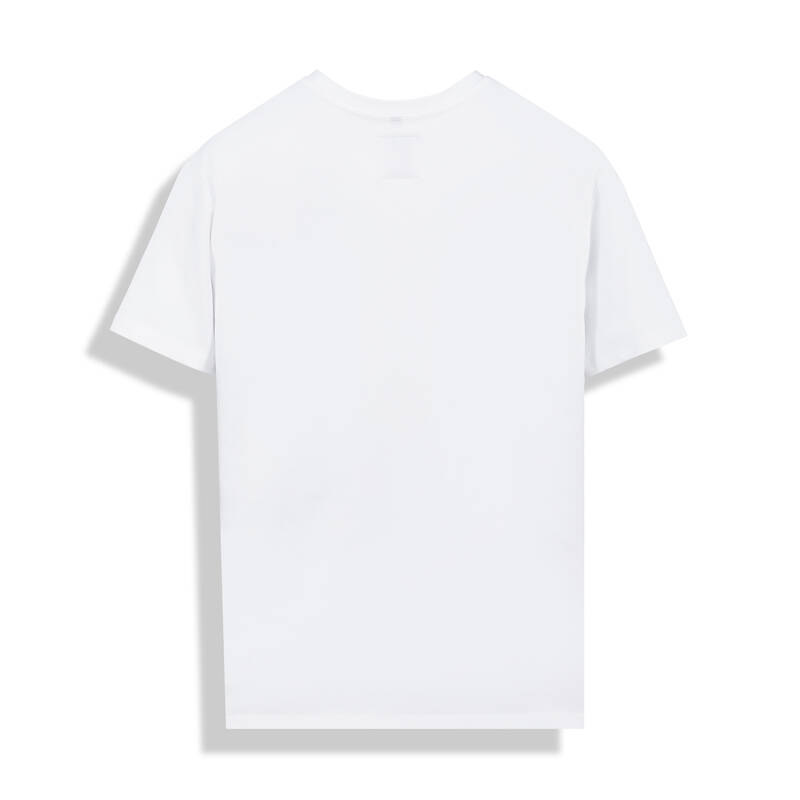 O Yaka Eiffel Takım Tasarım Beyaz Tişört - 3