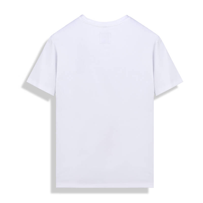 O Yaka Vapur Gondol Tasarım Beyaz Tişört - 2