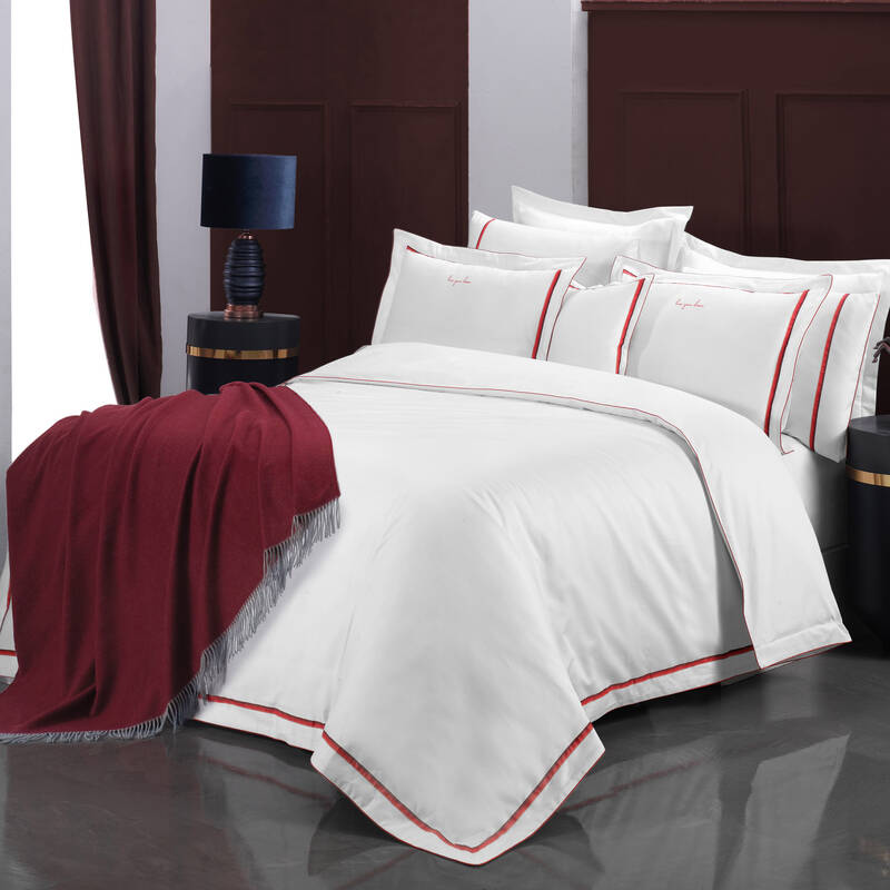 Odeo Saten Çift Kişilik Nevresim Takımı Beyaz - 2