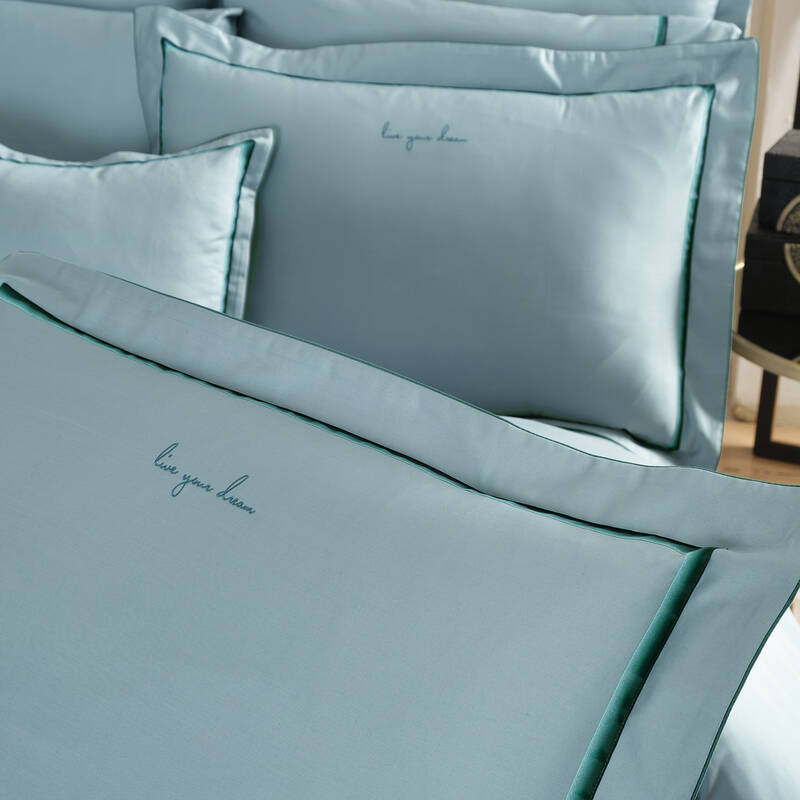 Odeo Saten Çift Kişilik Nevresim Takımı Yeşil - 3