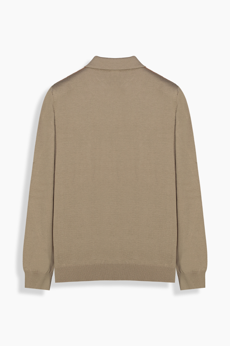 Olimpo Fermuarlı Polo Yaka Triko - 2