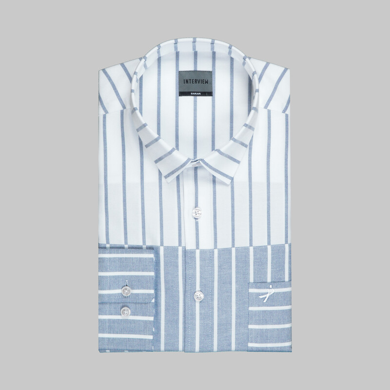 Oliver Slim Lacivert Gömlek - INTERVIEW