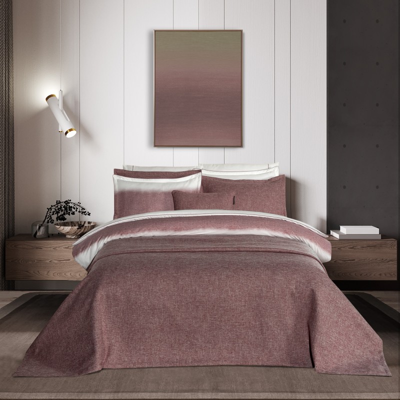 Onetta Yatak Örtüsü ve Nevresim Takımı Kırmızı - SAREV