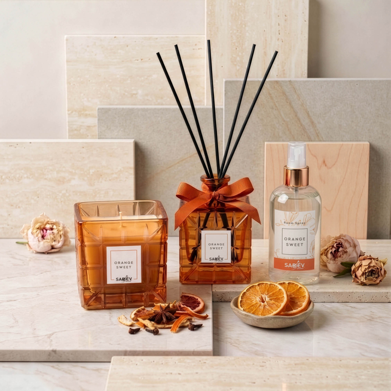 Orange Sweet Reed Diffuser Çubuklu Oda Kokusu - SAREV