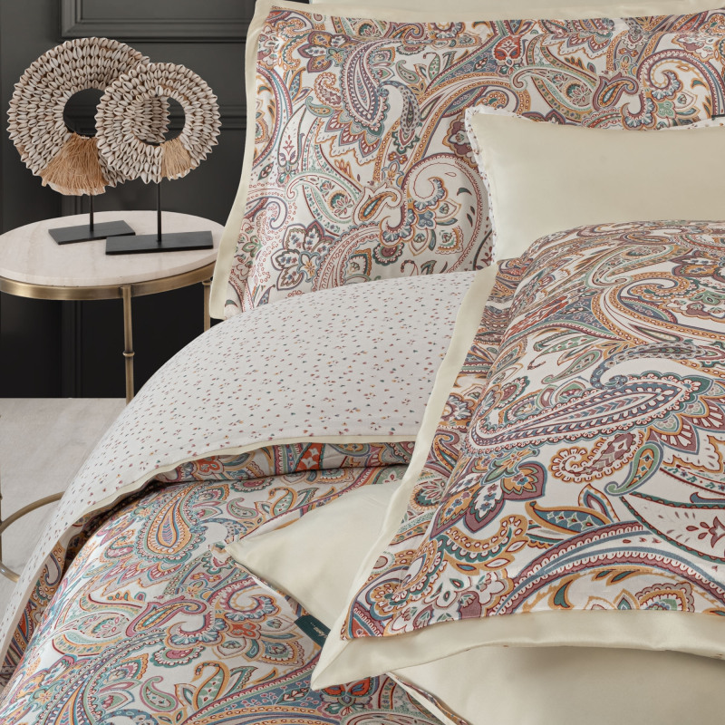 Orion İpek Saten Çift Kişilik Nevresim Takımı Ekru - SAREV ELITE