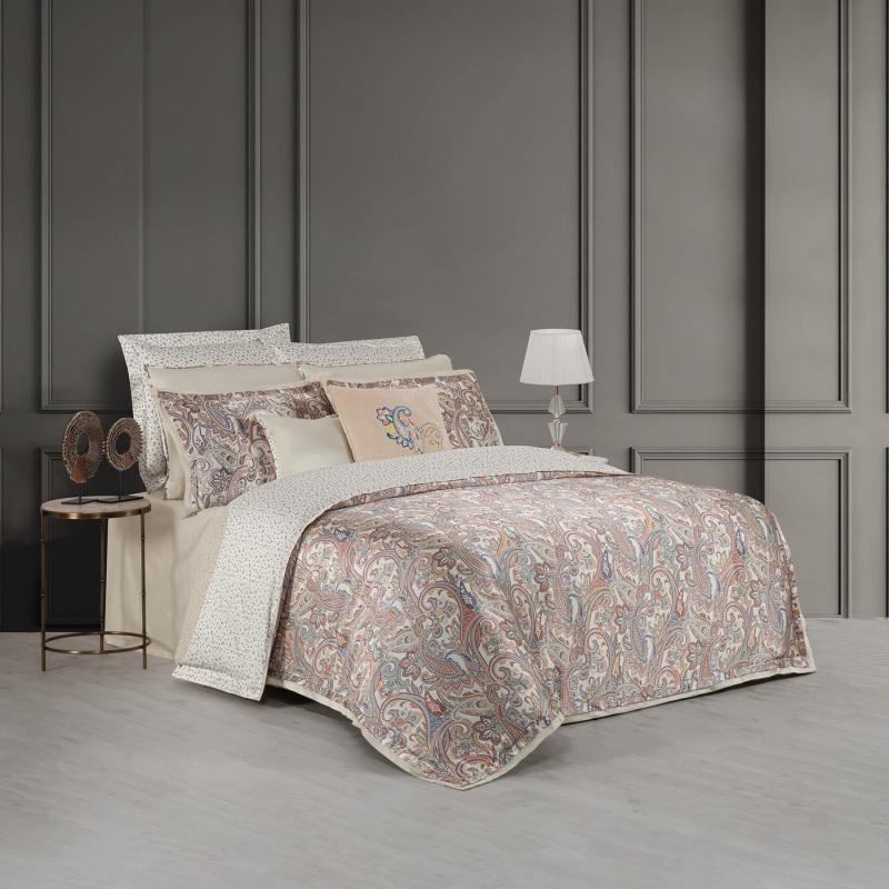 Orion İpek Saten King Size Nevresim Takımı Ekru - SAREV ELITE