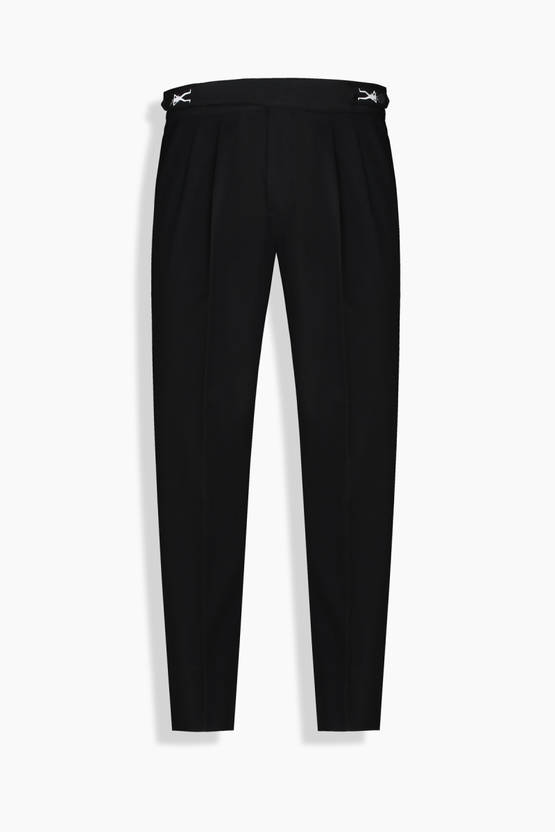 Padoba Moods Tasarım Siyah Relax Fit Pantolon - 2