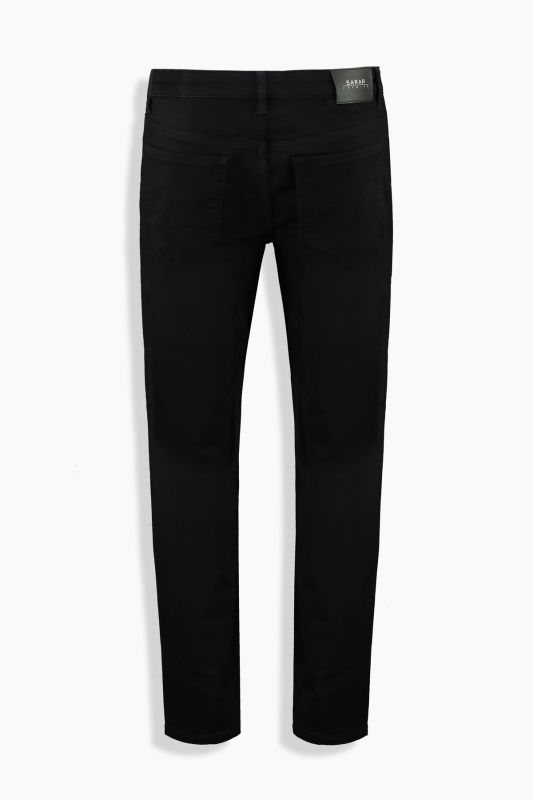 Paladium Pamuklu Siyah Örme Kot Pantolon - SARAR PREMIUM