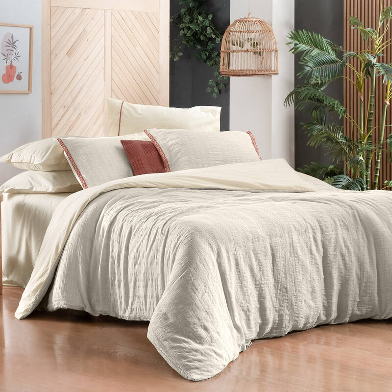 Palencia Nevresim Takımı Çift Kişilik Ekru - 2