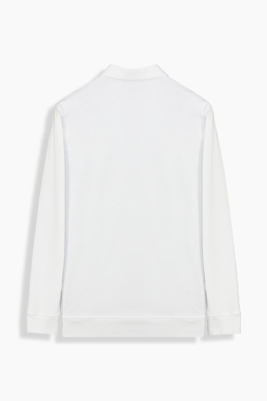 Pamuklu Beyaz Sweatshirt - INTERVIEW (1)