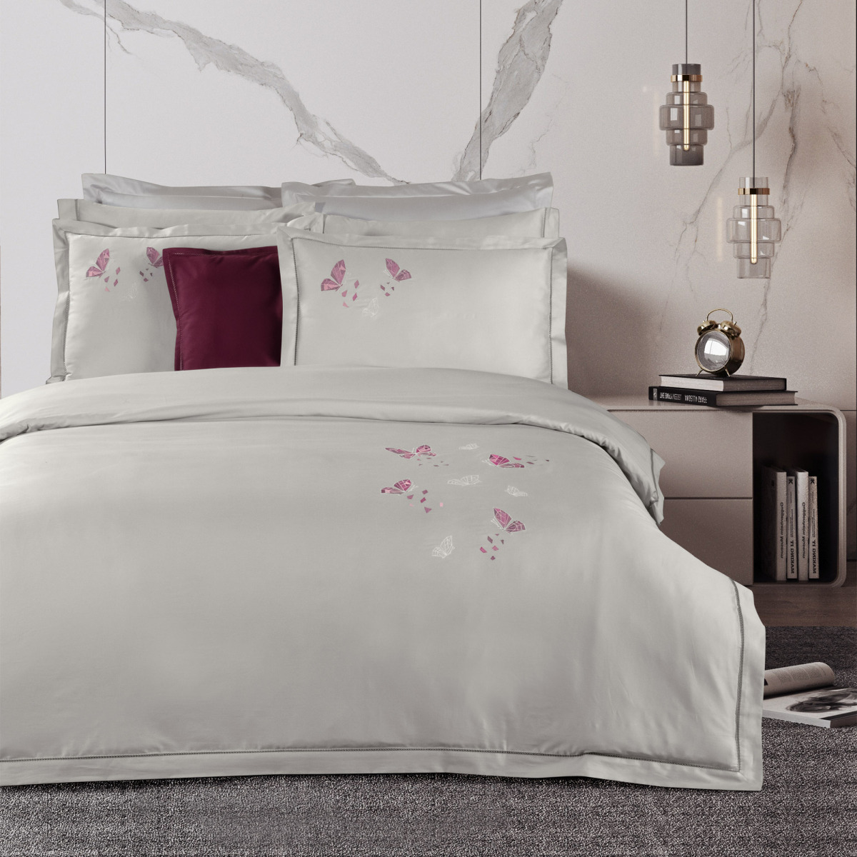 Papilio Pamuk Saten Nevresim Takımı King Size - 2