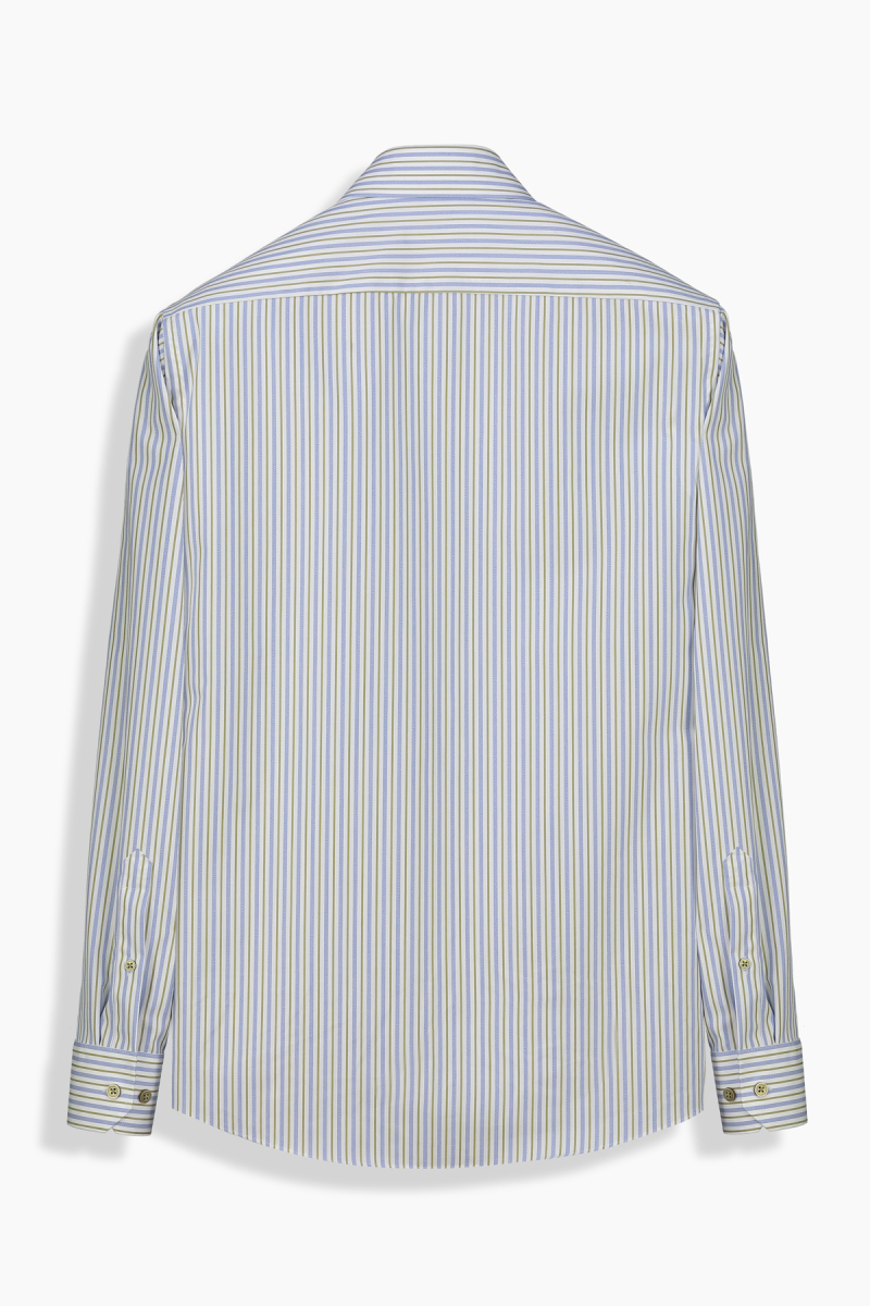 Pascal Pamuklu Slim Mavi Gömlek - 2