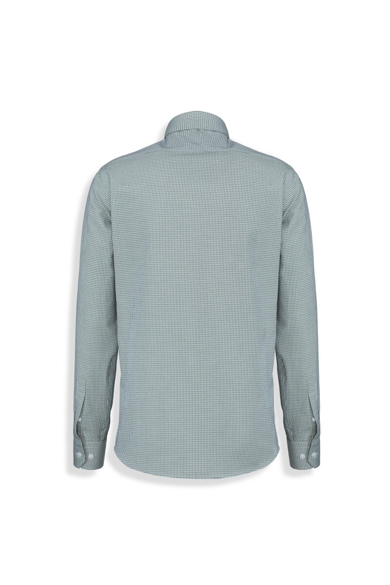 Pascal Yeşil Erkek Slim Fit Gömlek - 2