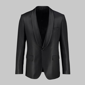 Pavalotti Siyah Nomos Sabit Yaka Slim Fit Smokin - SARAR