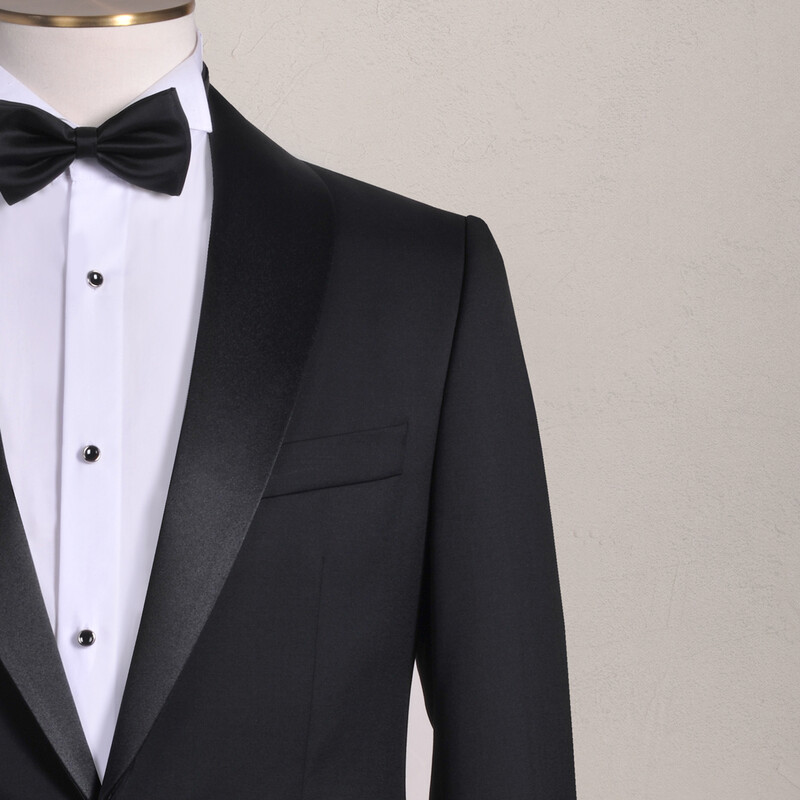 Pavalotti Siyah Slim Fit Smokin - SARAR